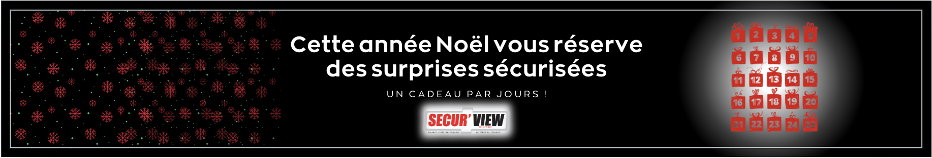 Secur'view noel calendrier de l'avent